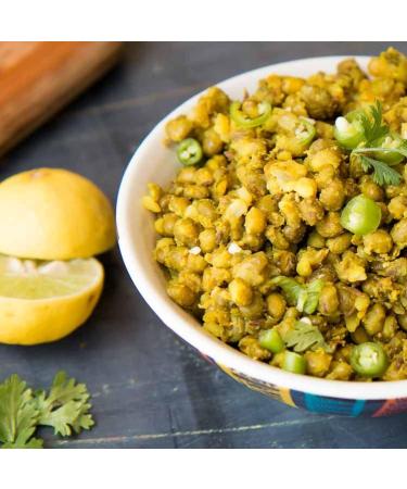 Rani Moong Whole (Ideal for Cooking & Sprouting Whole Mung Beans with Skin) Lentils Indian 32oz (2lbs) 908g All Natural | Gluten Friendly | Non-GMO | Kosher | Vegan | Indian Origin Moong Whole Net Wt. 32oz (2lbs) 908g - Buy Online on GoSupps.com