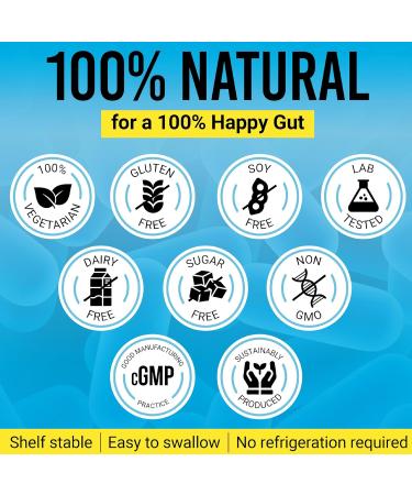 BIGJOHNLAB Probiotics 60 Billion CFU 10 Strains + Organic Prebiotics Immune, Digestive & Gut Health Supports Occasional Constipation, Diarrhea, Gas & Bloating for Women & Men 30ct Advanced Formula 30 Count (Pack  - Buy Online on GoSupps.com