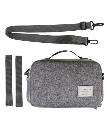 Sunveno Diaper Bag with Changing Mat & Stroller Organizer Stylish & Spacious Gray Solution for Parents on the Go - Buy Online on GoSupps.com