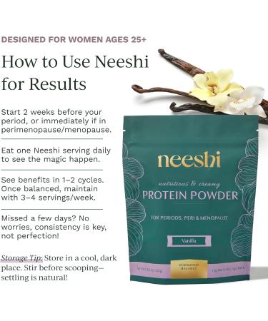 Nourishing Protein Blend for Hormonal Balance Vegan Gluten-Free All-Natural Supports PMS & Menopause Relief 1-Week Supply Vanilla Flavor Vanilla 9.38 Ounce (Pack of 1) - Buy Online on GoSupps.com
