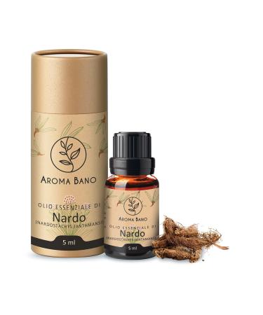Essential nardet oil 5 ml pure and 100% natural ideal for aromatherapy and diffuser for essential oils - grocery taste.(Narden oil 5 ml) Narrow oil 8 ml