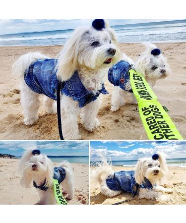 Brocarp Dog Jean Jacket Blue Denim Vest Coat for Small Dogs - Cute & Machine Washable Apparel - Buy Online on GoSupps.com