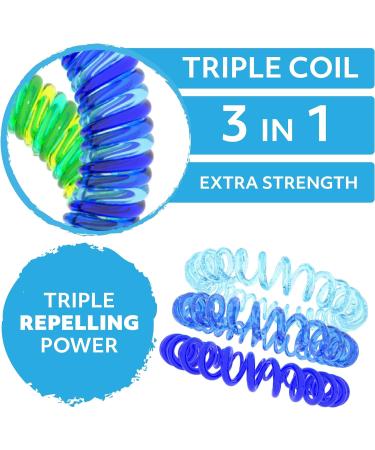The Mosquito Company Mosquito Repellent Bracelet - 10 Pack of Double Strength Insect Repellent Bands - Up to 250 Hours of Protection - Multi Colour - Buy Online on GoSupps.com