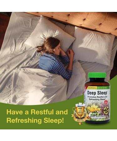 Herbs Etc. Deep Sleep Softgels - Herbal Sleep Support Supplement - Rest & Calming Support with Passionflower Chamomile & Lemon Balm - 120 Softgels (120 Servings) - 2 Pack 120 Count (Pack of 2) - Buy Online on GoSupps.com