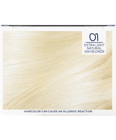 L'Oreal Paris Excellence Creme Hair Color 01 Extra Light Ash Blonde - Gray Coverage for All Hair Types - Pack of 1 - Buy Online on GoSupps.com