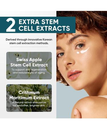 Elvira Dual Eye Cream for Dark Circles Puffiness Eye Bags Wrinkles Age-Defying Tightening and Moisturizing with Advanced Retinol Five-Peptide Complex and Stem Cell Extracts 0.68 OZ Unscented - Buy Online on GoSupps.com