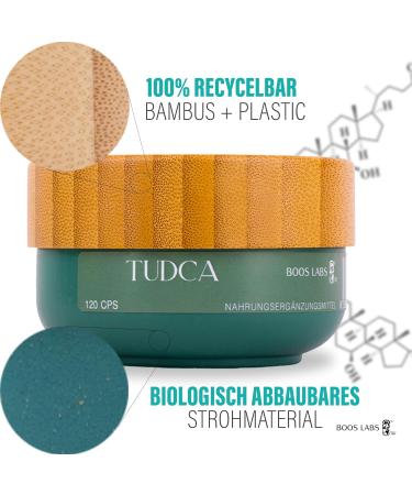Boos Labs Tudca - 1500 mg Tauroursodeoxycholic Acid - Vegan Liver Support Supplement - 120 Capsules - Buy Online on GoSupps.com