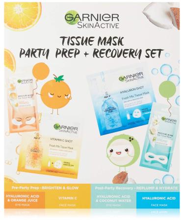 Garnier Tissue Mask Party Prep and Recovery Set