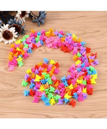 JLTPH Girls 100 Pcs Mini Butterfly Hair Clips Assorted Colors - Cute Bulk Hair Accessories for Women - Buy Online on GoSupps.com