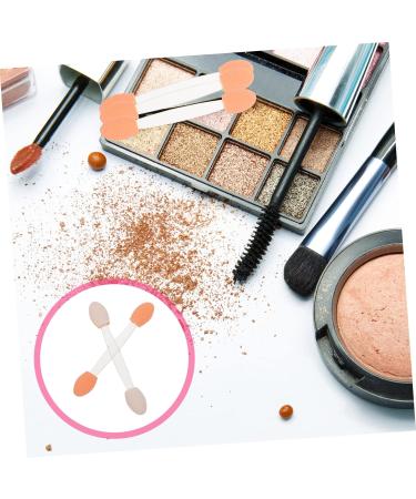 NOLITOY 200 pcs Professional Applicator Double-end Double-headed Tool Dual-sides Sponge Cosmetic Makeup 6.5x1.3cmx2pcs Whitex2pcs - Buy Online on GoSupps.com