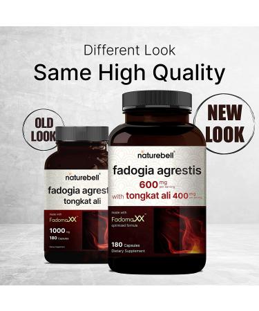 Fadogia Agrestis 600mg with Tongkat Ali 400mg | 180 Capsules | Enhanced Bioavailability | 20:1 Extract | Longjack - 90 Servings - Buy Online on GoSupps.com