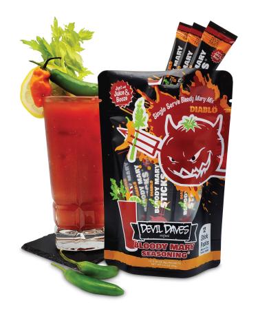 Devil Daves Diablo Bloody Mary Seasoning | 12 Pack Pouch