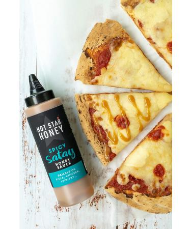 Hot Star Honey Spicy Satay Sauce - Hand Crafted 290g Bottle for Chicken, Pizza, Pasta, Steak & Noodles - Buy Online on GoSupps.com