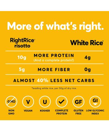 RightRice Risotto Variety Pack - 6oz (Pack of 6) - High Protein Vegan Non-GMO Gluten Free - Buy Online on GoSupps.com