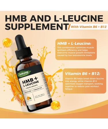Q'ankyaq HMB and L-Leucine Liquid Drops and Gummies - Buy Online on GoSupps.com