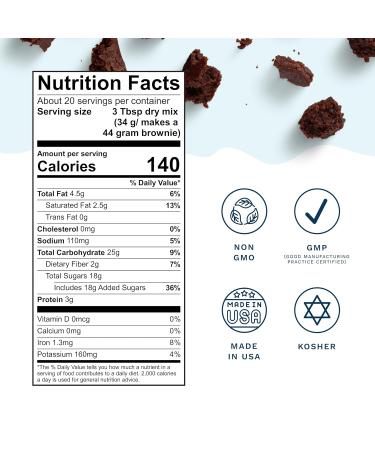 Lactation Brownie Mix - Double Chocolate Breastfeeding Supplement for Increased Breast Milk Supply - Buy Online on GoSupps.com