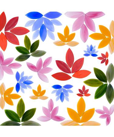 100pc Mornajina Petal Mosaic Tiles - Colorful Mixed Glass Pieces for Crafts - Buy Online on GoSupps.com