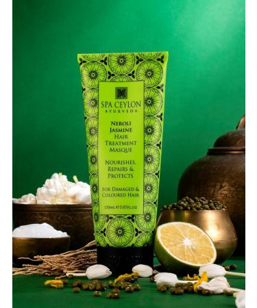 SPA CEYLON Neroli Jasmine Hair Treatment Masque | Deep Conditioning & Repair for Damaged Color Treated Hair | Hydration & Nourishment - Buy Online on GoSupps.com