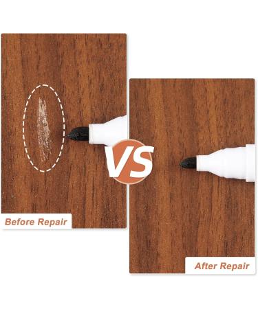 DEWEL Wood Markers Furniture Repair Kit - 18 Colors for Scratch Repair on Laminate Cabinets & Wooden Surfaces - Buy Online on GoSupps.com