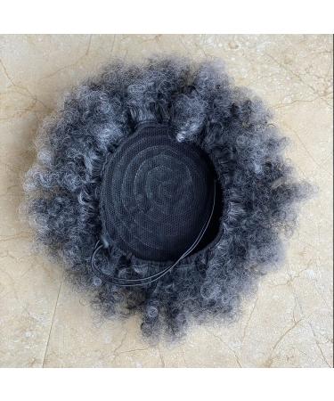 Ombre Grey Big Afro Puff Drawstring Ponytail for Black Women 4b 4c Kinky Curly Hair Bun - T1B/GREY - Buy Online on GoSupps.com