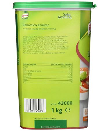 Buy Knorr Salad Crown Balsamic Dressing 1kg - Easy Prep Versatile Salad Sauce for International Shipping - Buy Online on GoSupps.com