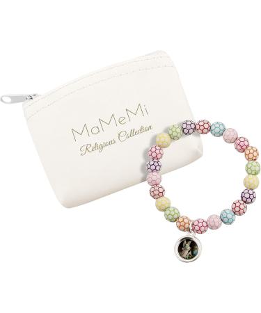 Children's Colorful Bracelet Balls with Guardian Angel Pendant | 6 cm & Storage Case - Shop Internationally! - Buy Online on GoSupps.com