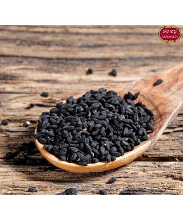 Spicy World Kalonji Seeds 7 oz - Whole Black Seed Nigella Sativa - Resealable Bag - Black Cumin - Premium Quality - 7 Ounce (Pack of 1) - Buy Online on GoSupps.com