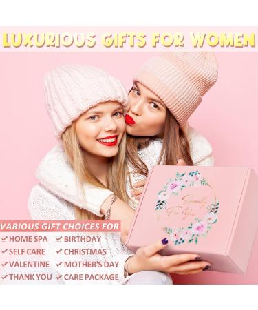 Best Birthday Gifts for Women | Relaxing Rose Spa Gift Basket | Self Care & Thank You Gifts for Mom Sister Best Friend Nurse & Teacher - Buy Online on GoSupps.com