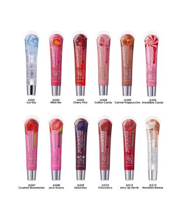 Ruby Kisses Jellicious Lip Gloss - JLG01, JLG04, JLG13 | Mouthwatering Shine - Buy Online on GoSupps.com