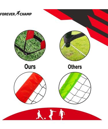 Forever Champ 4'x3' Kids Soccer Goal Set with Net, Ball, Pump, Target, Stakes, Cones - Complete First Soccer Goal for Kids Ages 3+ - Double Net - Buy Online on GoSupps.com