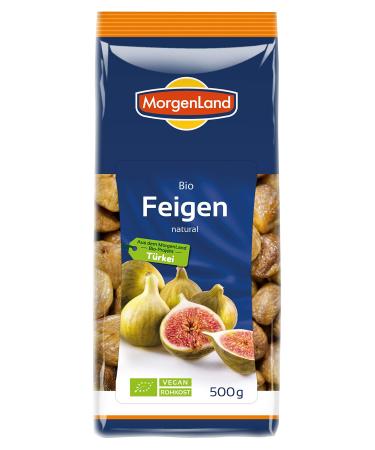 Morgenland Morgenland Natural Figs Hand Selected 500g Organic Dried Fruit Pack of 1 (1 x 500g)