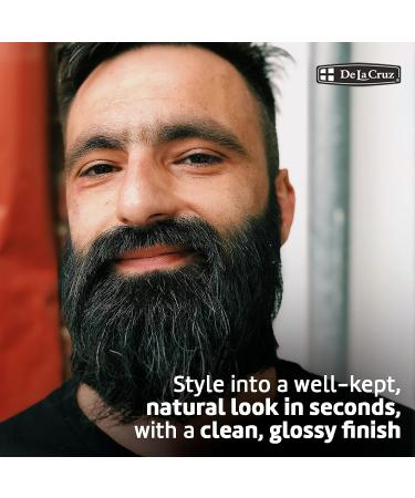 De La Cruz Oil of the Bear Beard Oil for Men - Grooming Brillantine for Hair, Mustache, and Beard - Buy Online on GoSupps.com