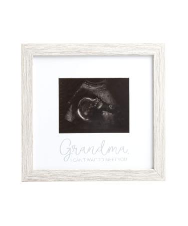 Kate & Milo Rustic Grandma Sonogram Picture Frame, Pregnancy Announcement Photo Frame, Gender-Neutral Baby Keepsake Frame Rustic Grandma Sonogram Frame