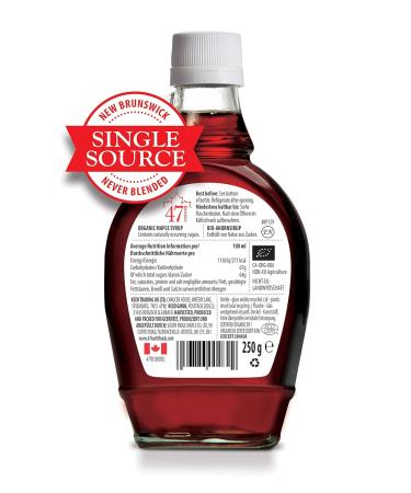 47 North Canadian Bio Maple Syrup - Dark Robust Organic Gluten-Free Vegan 250g - Perfect for Pancakes & More - Buy Online on GoSupps.com