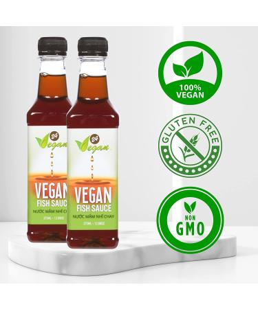 Premium 24Vegan Fish Sauce: Gluten-Free, Plant-Based Umami Seasoning for Vegetarian Asian Dishes - Buy Online on GoSupps.com
