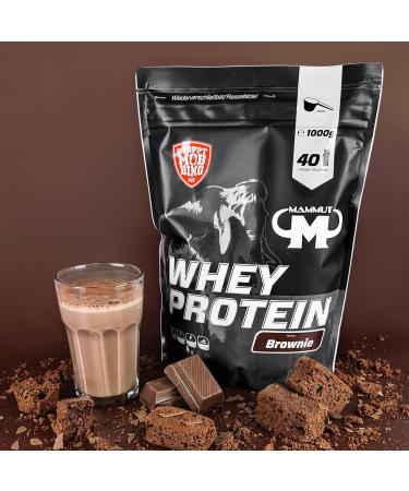 Whey Protein Brownie - 1000g Zip Bag | Delicious 1kg Protein Powder for Muscle Gain & Recovery - Shop Now! - Buy Online on GoSupps.com