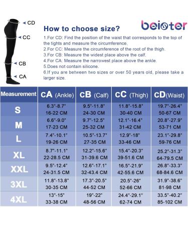 Beister Medical Compression Pantyhose - Opaque Closed Toe 20-30mmHg Graduated Support - Beige XL - Buy Online on GoSupps.com