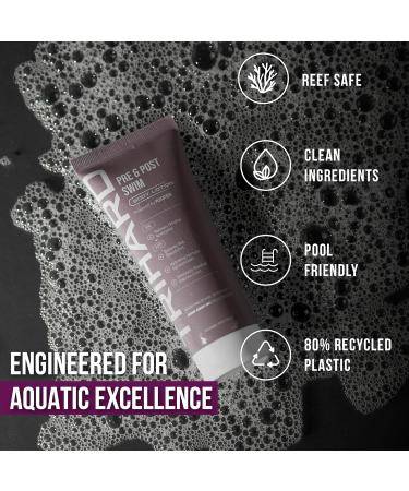TRIHARD Advanced Swimmer's Lotion - Pre & Post Swim Skin Shield | Chlorine Moisturizer & Remover | Olympian's Choice - 3.5 oz - Buy Online on GoSupps.com