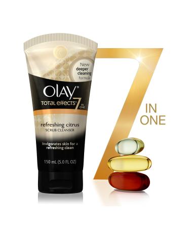 Olay Total Effects Citrus Scrub Face Cleanser 5.0 oz - Refreshing Formula - Buy Online on GoSupps.com