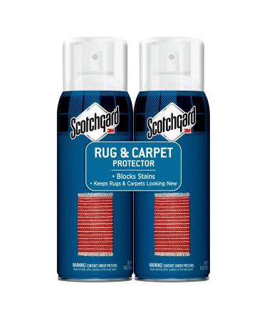 Scotchgard Rug & Carpet Protector Carpet & Rug Protector Blocks Stains During Spring and Summer Gatherings Fabric Protector Makes Cleanup of Stains Two 14 oz cans 14 Ounce (Pack of 2)