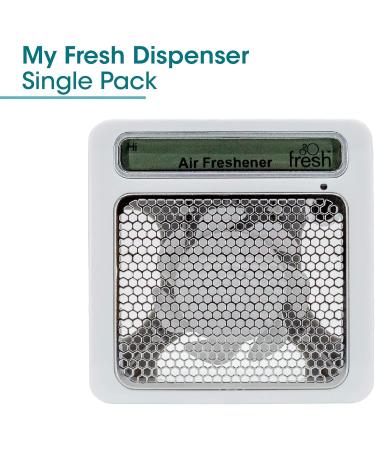Shop MyFresh Dispenser: Compact Motion Detector Air Freshener in White/Grey - Fresh Products for a Clean Home - Buy Online on GoSupps.com