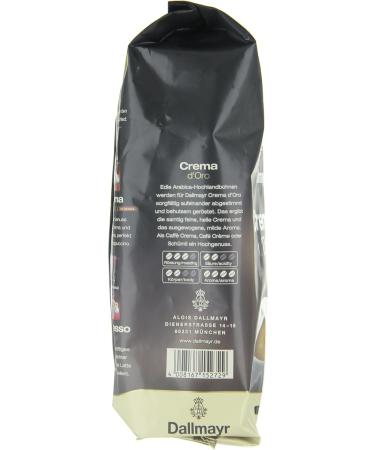 Dallmayr Crema d'Oro mild et haricot Fein dans 1er Pack (1 x Sachet de 1000 g) Caramel 1 kg (Lot de 1) - Buy Online on GoSupps.com