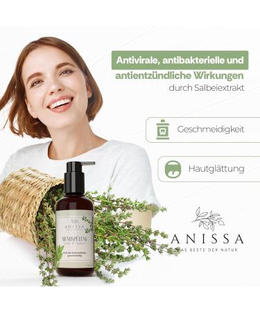 Anissa Natural Cosmetics Mouthwash 100ml - Antiviral & Antibacterial Oral Care for Healthy Smiles - Buy Online on GoSupps.com