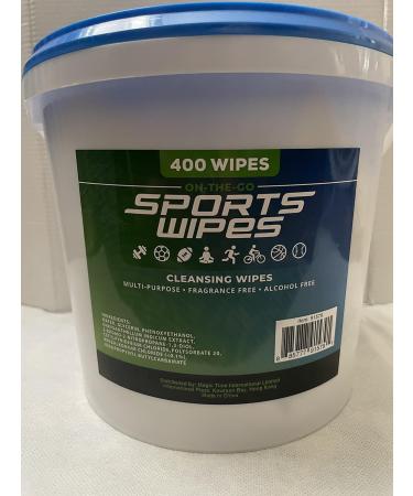 400 On-The-Go Sports Wipes - Convenient and Essential Cleaning Solution - Buy Online on GoSupps.com