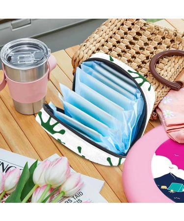 Women Frog Paw Print Napkin Storage Bag | Portable Zippered Pouch for Teen Girls & Ladies - Perfect for Travel & Home - Buy Online on GoSupps.com