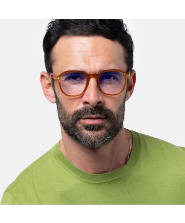 HERLING Blue Light Glasses - Langley BlueBlock Acetate Eyewear for Digital Eye Protection - Buy Online on GoSupps.com