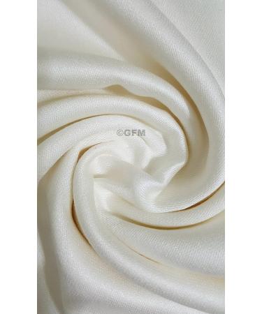 GFM Smooth Shiny Pashmina Style Scarf in Cream - L9 - Buy Online on GoSupps.com