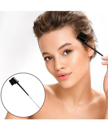 VOCOSTE Dual Comb Eyebrow Brushes & Eyelash Comb - Travel Makeup Tool for Women 8.15" Black - Buy Online on GoSupps.com