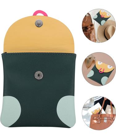 Sanitary Napkins Storage Bag - Feminine Menstruation Pouch for Teen Girls & Women - Green - Buy Online on GoSupps.com
