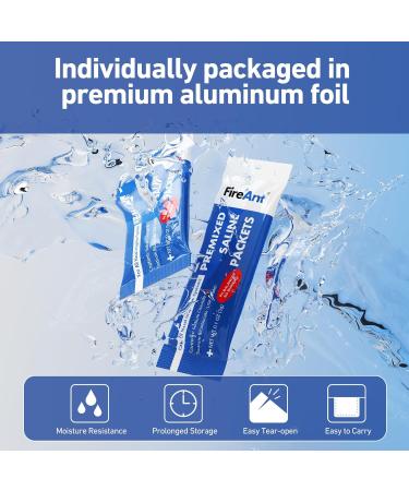 FireAnt Saline Packets Sinus Rinse 90 Premixed Neti Pot Salt Packets for Nasal Rinse All Natural Pharmaceutical Grade and PH Balanced - 90 Count - Buy Online on GoSupps.com